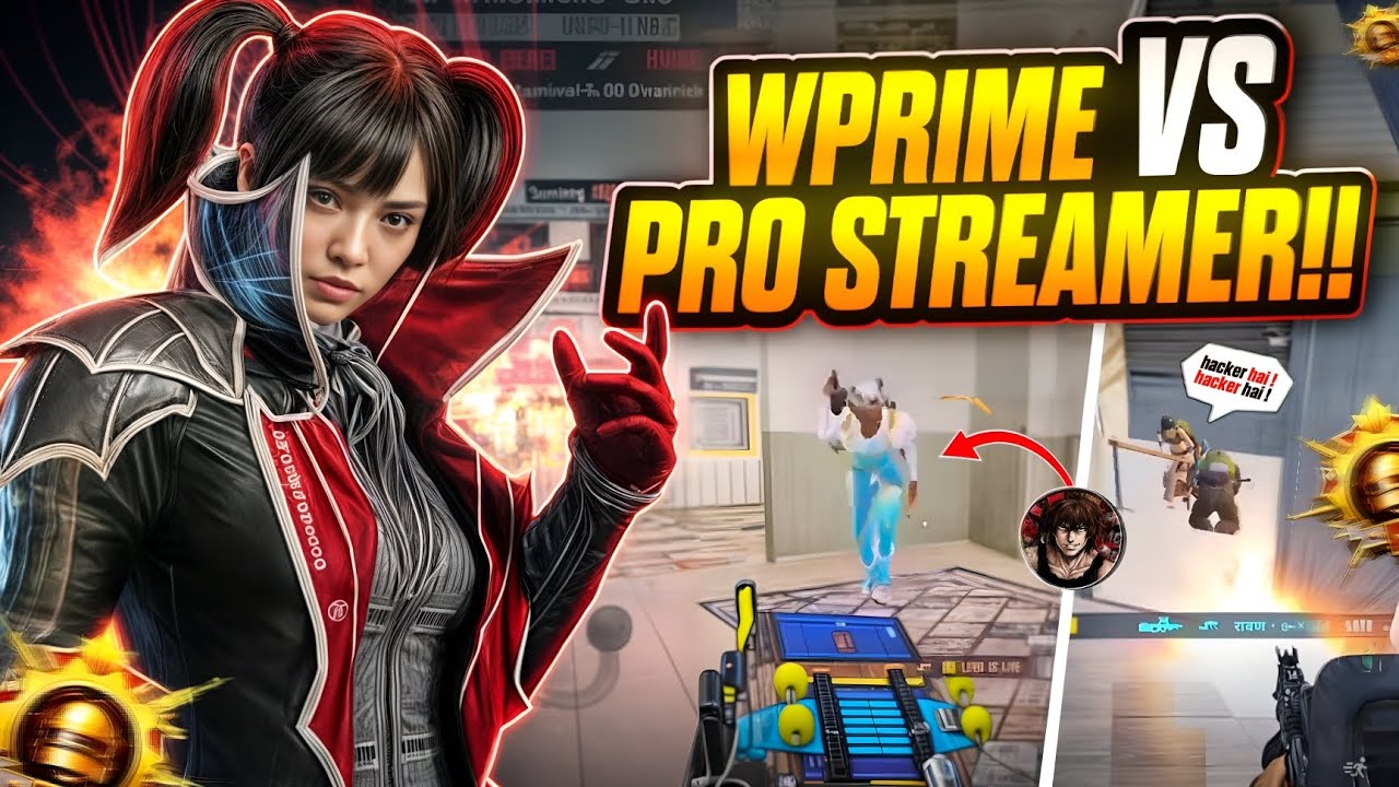WPrime Vs Pro Streamer🔥Fastest Android Player | BGMI - PUBG MOBILE