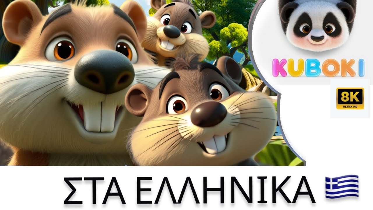 Traka Traka 🦫 Η Γιορτή Ρυθμού των Κάστορων | Παιδικό Τραγούδι στα Ελληνικά