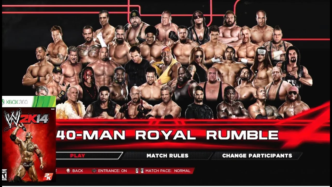 WWE 2K14 | 40-man Royal Rumble | 86