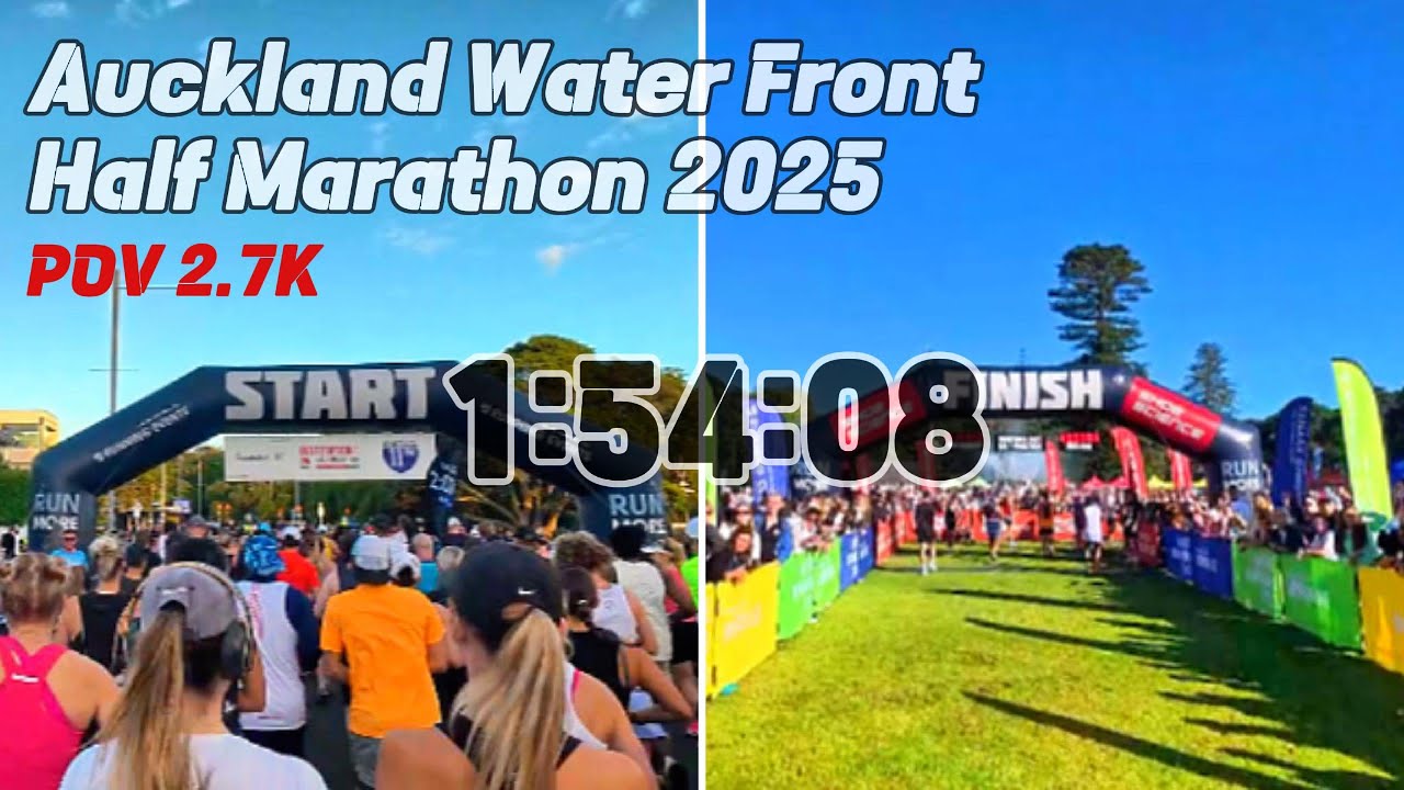 [POV Running] Waterfront Half Marathon 2025 | Full Course | Auckland, New Zealand