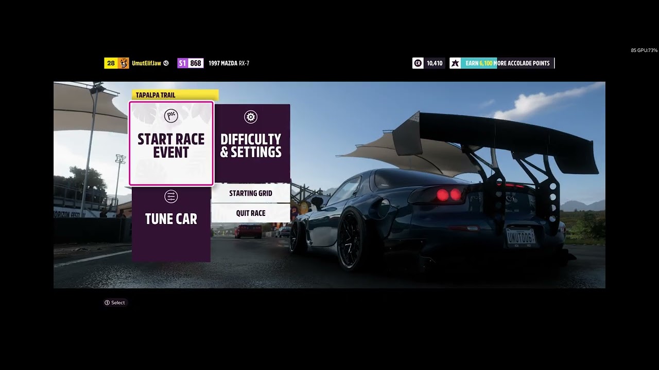 pushin rx 7 drift car into rally forza horizon 5