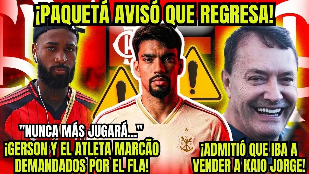 BAP demandó a Gerson y Marcão por 42 millones ¡Pedrinho pensaba vender a KJ! Paquetá lo advirtió