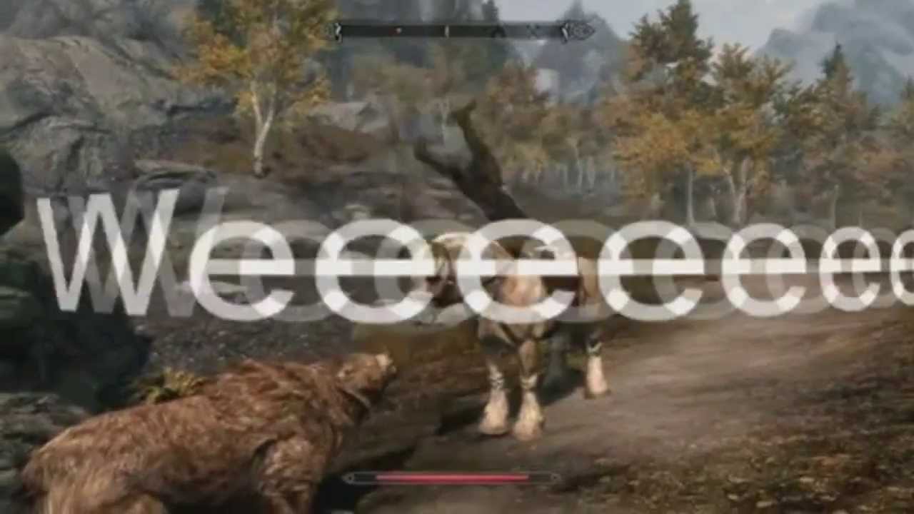 TES V - Skyrim Compilation of Funny Moments and Glitches