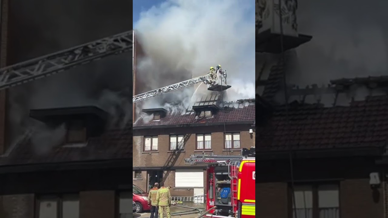 Grote brand in bree