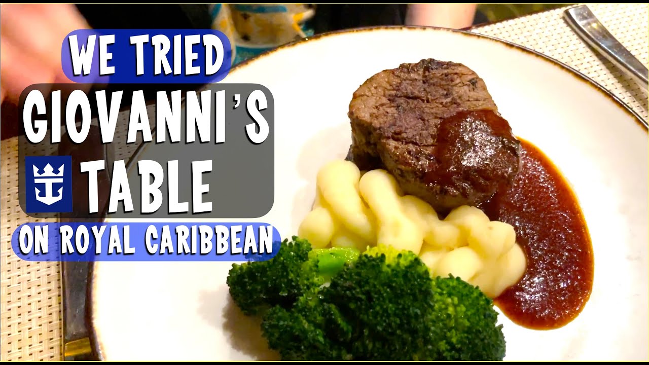 Worth It? Specialty Dining on Royal Caribbean - Giovanni's Table Review   Independence of the Seas