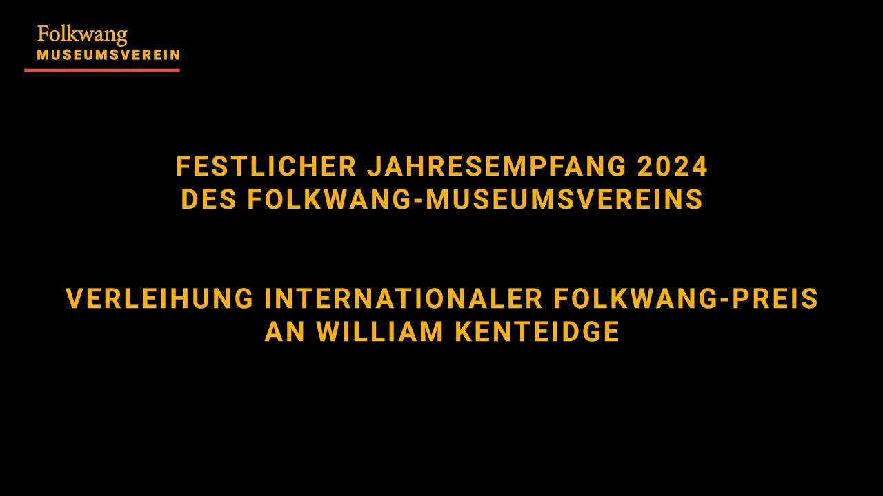 Festlicher Jahresempfang 2024 des Folkwang-Museumsvereins