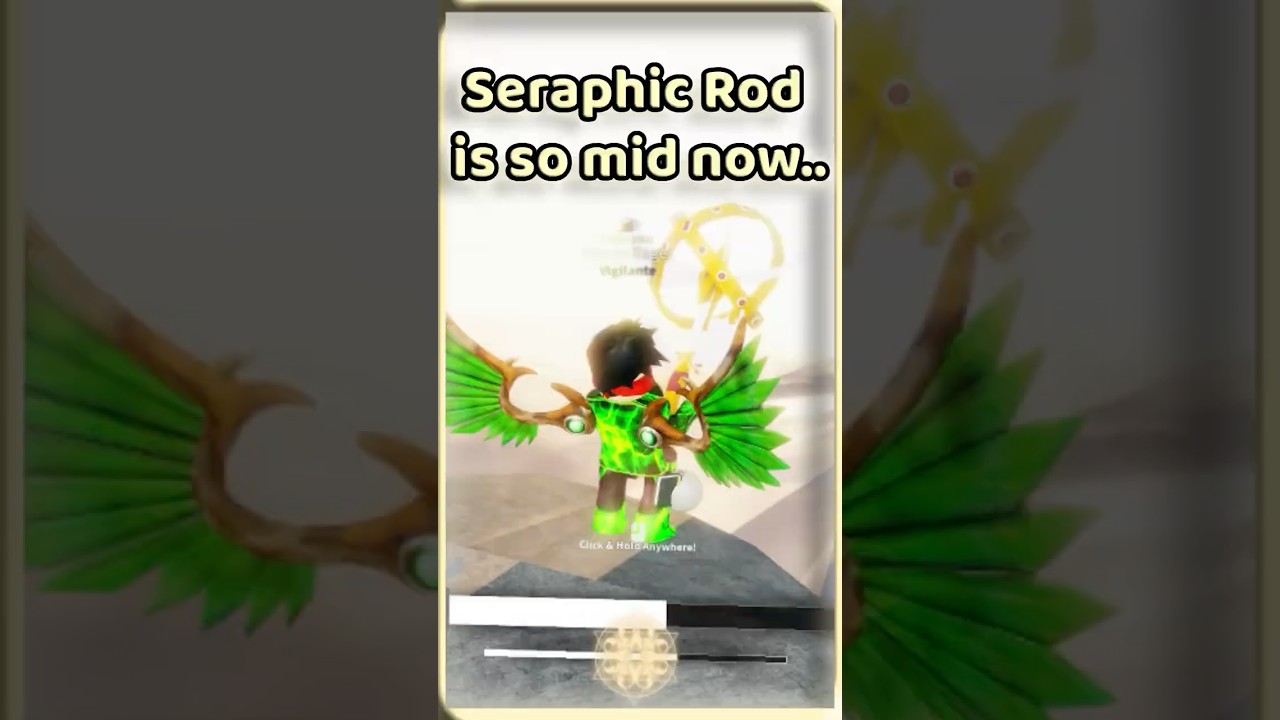 i got the seraphic rod after the nerf..😢 #fisch #roblox #robloxshorts
