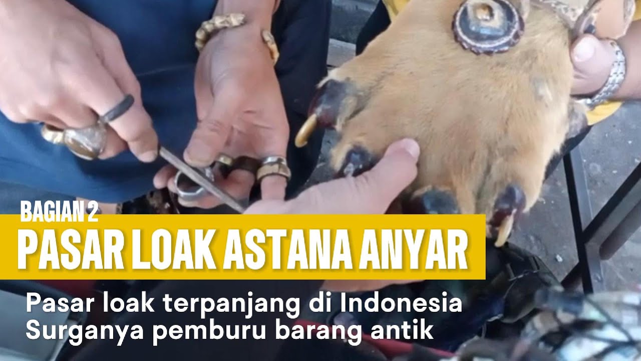  Surga pemburu barang antik dan unik ada di Pasar Loak Astana Anyar, Bandung