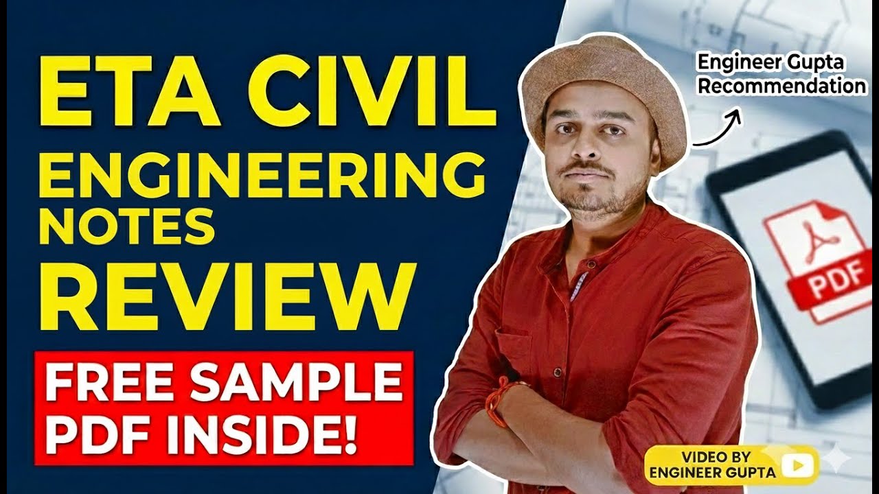 Civil Engineering Notes Review | FREE Sample PDF Available | Engineer Gupta Recommendation