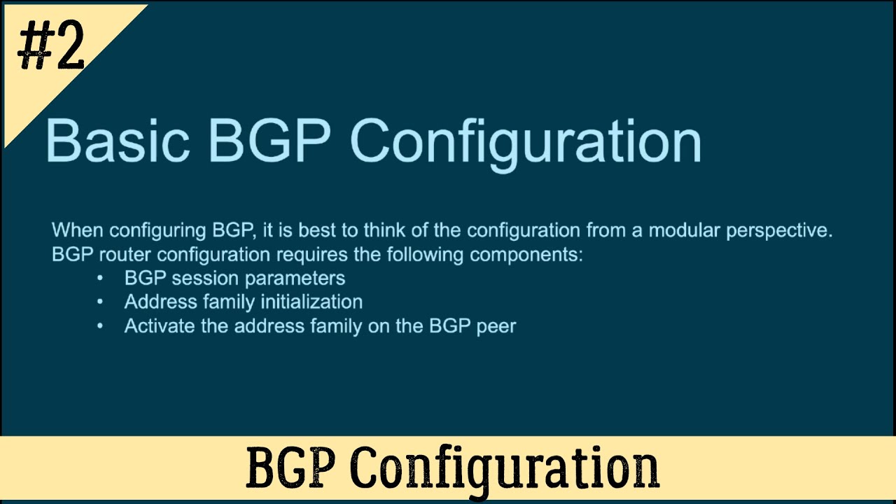 🔴  CCNP ENCOR - Configuração do BGP)  ✅💻🧠
