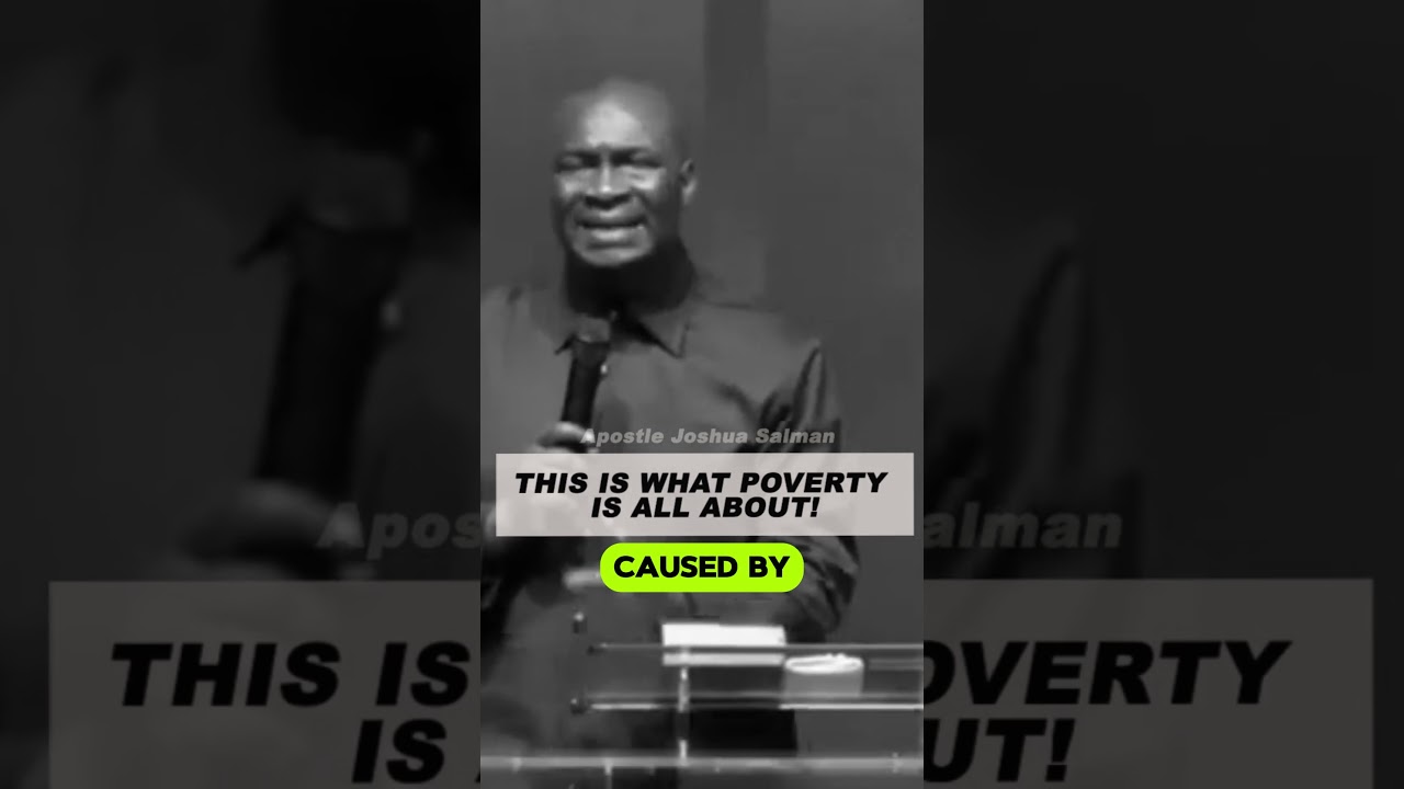 THIS IS WHAT POVERTY IS ALL ABOUT!