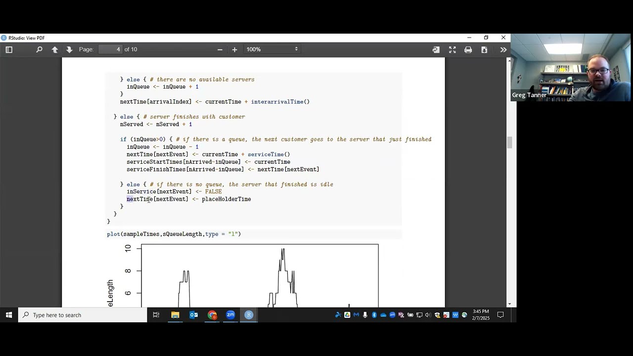 Queuing Simulator Code