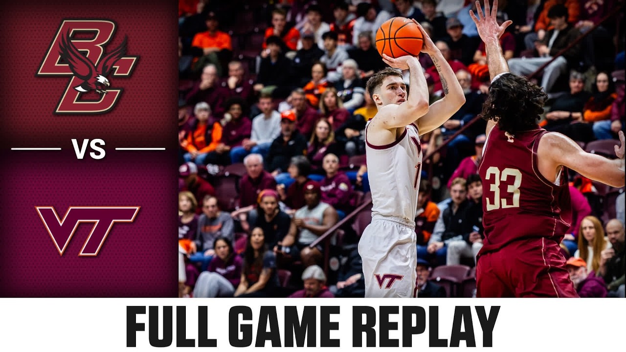 Boston College vs. Virginia Tech Full Game Replay | 2025-26 ACC Men's Basketball
