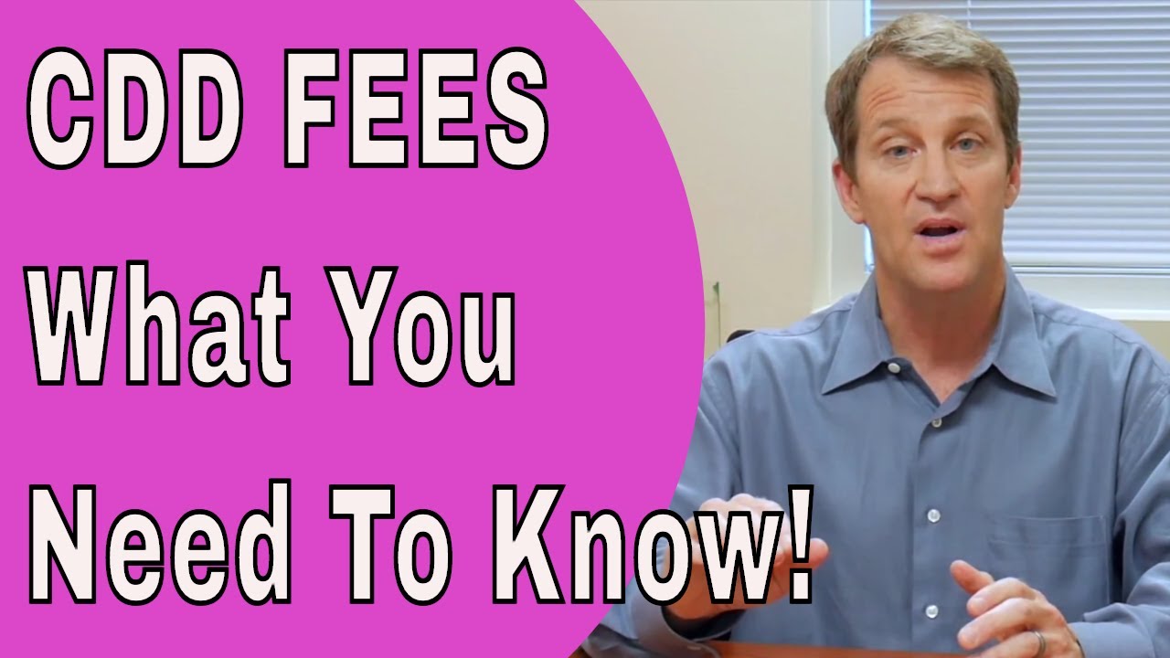 CDD Fees - What You Need To Know About CDD Fees in Florida