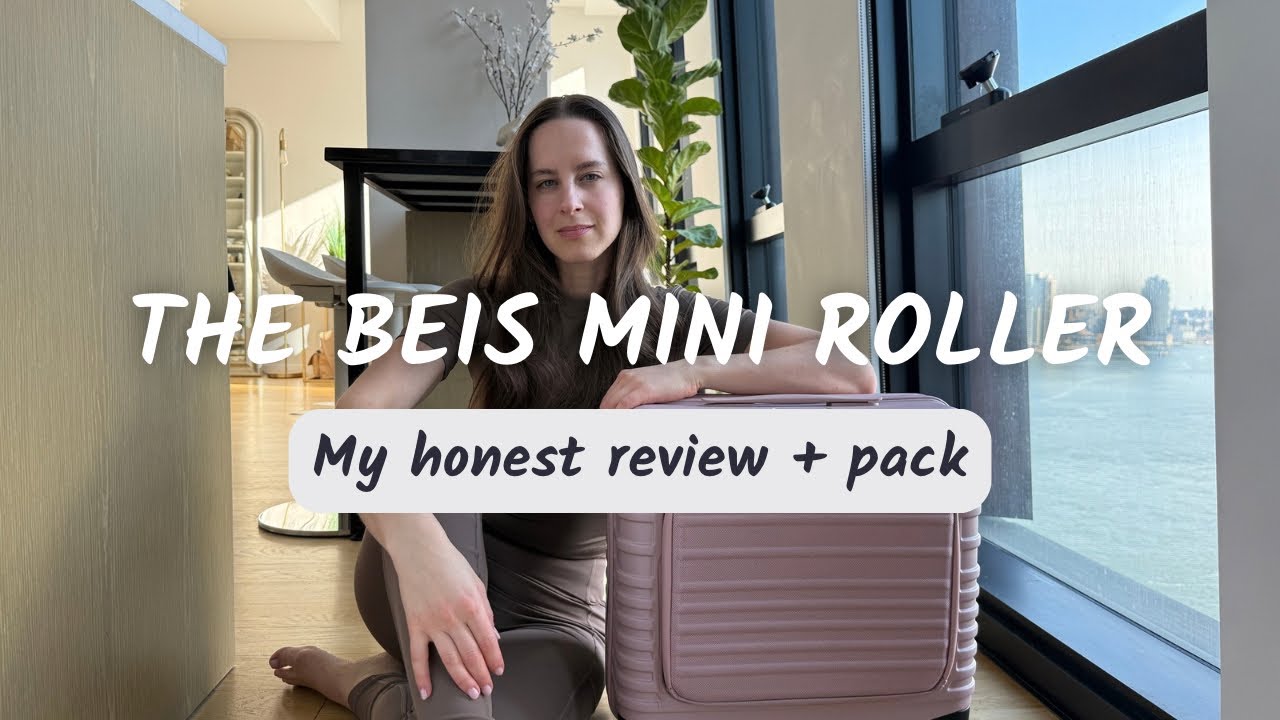 Taking a look at Beis' MINI Roller! Answering all your questions about it including a pack with me!