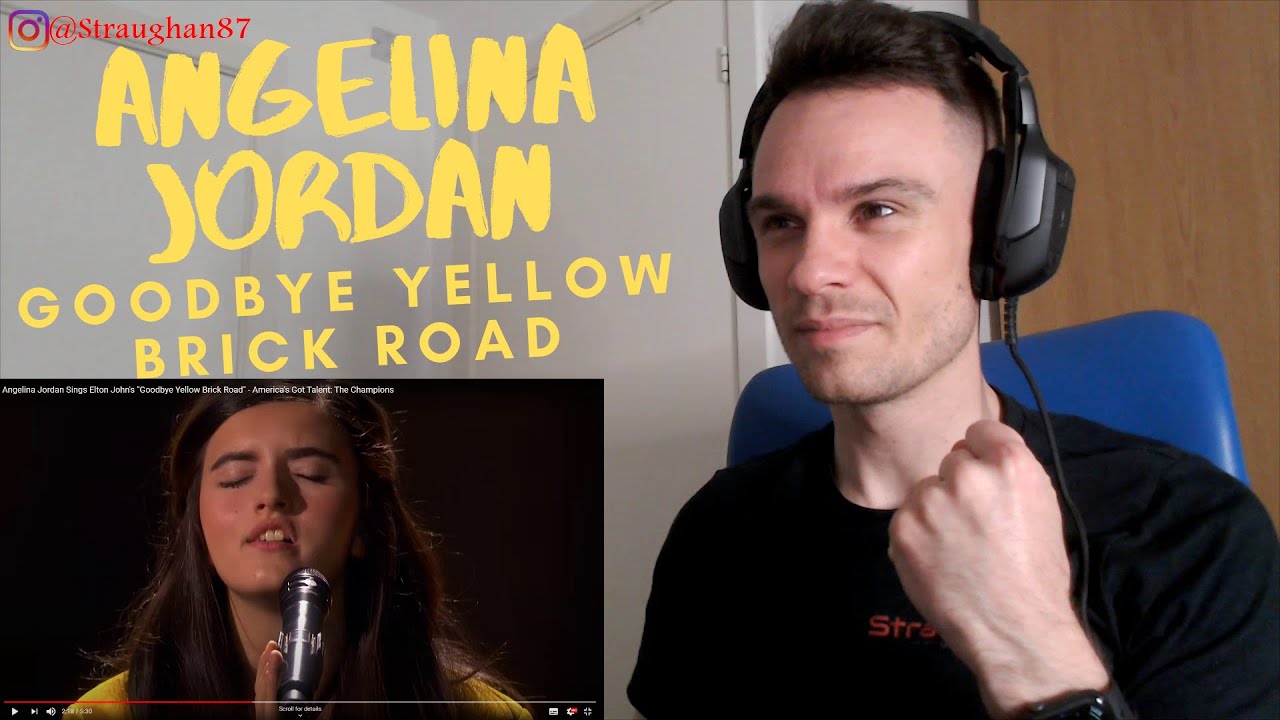 REACTING TO Angelina Jordan - Goodbye Yellow Brick Road