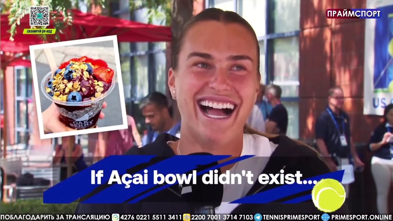 Aryna Sabalenka answers questions about her boyfriend Georgios Frangulis