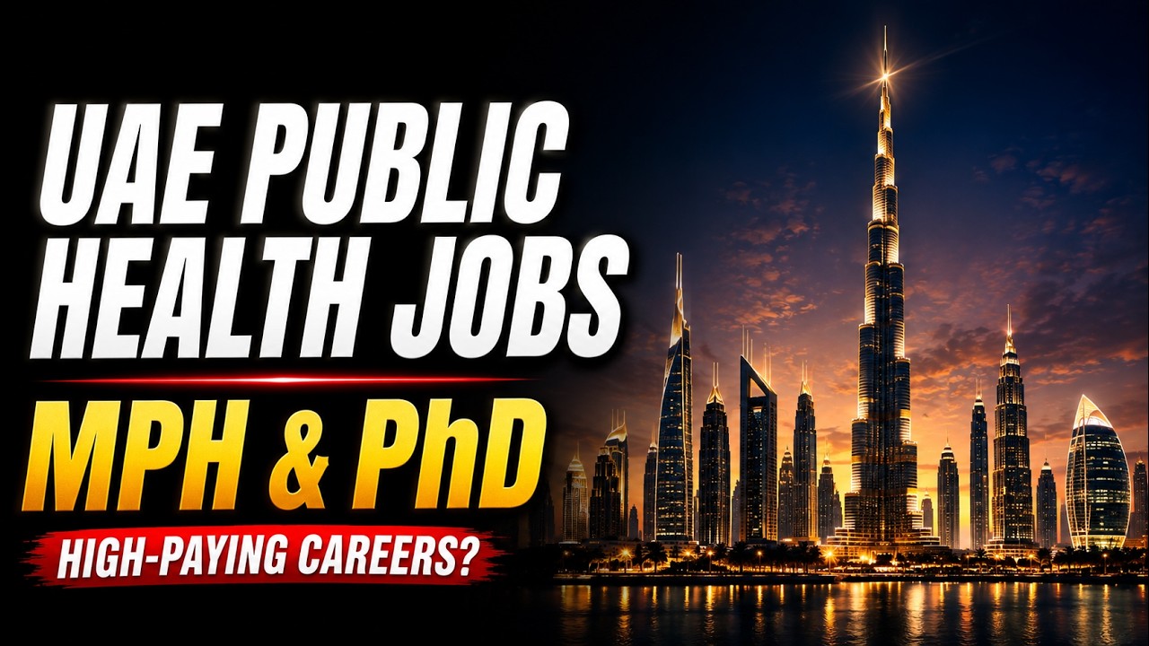 UAE Public Health Jobs for MPH & PhD Holders (2026): The Mistake Most IMGs Make