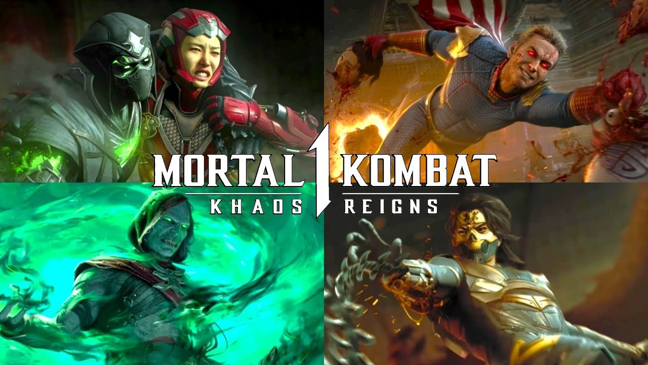 Mortal Kombat 1 Khaos Reigns - All Characters Endings / Tower Endings (4K 60FPS)