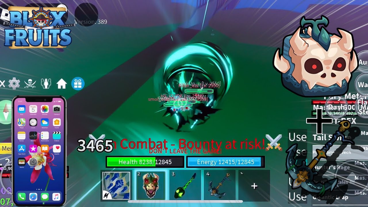 T-Rex + Shark Anchor Bounty Hunt / Mobile | Blox fruits