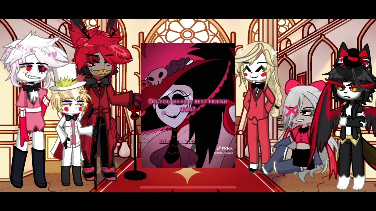 Hazbin hotel react to Random…..(and radiosilence)