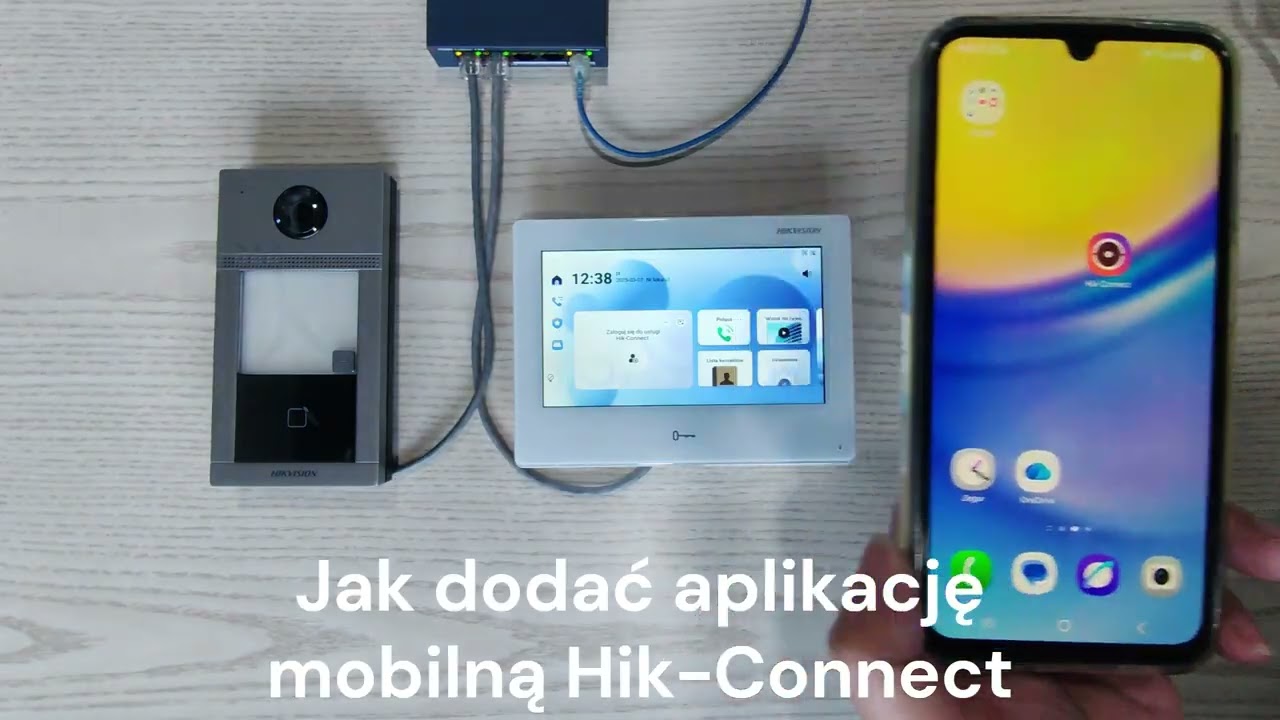 jak skonfigurować DS-KV8113-WME1(C) i DS-KH9310-WTE1(B) aby ze sobą współpracowały.