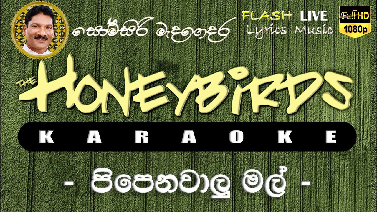 Pipenawalu mal Karaoke (Without Voice) පිපෙනවාද මල් කැරෝකේ