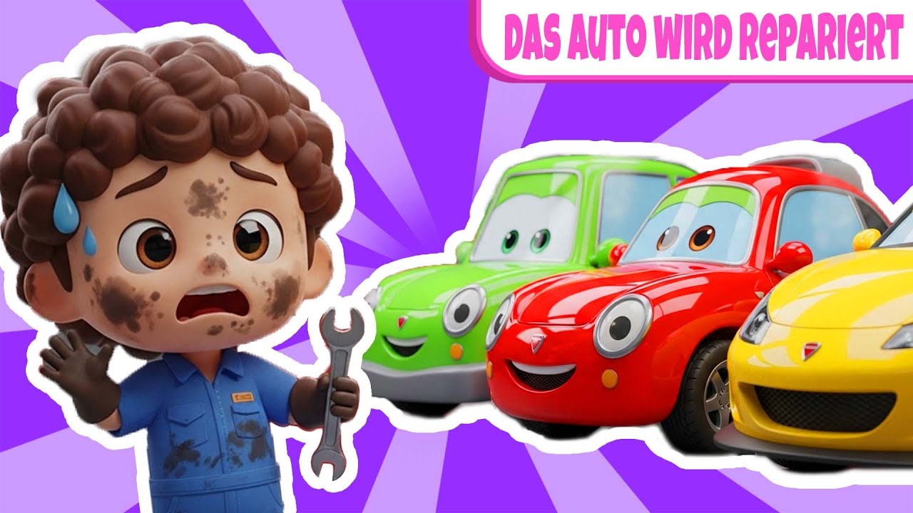 Das Auto wird repariert! | Lustiges Kinderlied mit Benni & Leni 🎵 TierSing &ndash; Kinderlieder