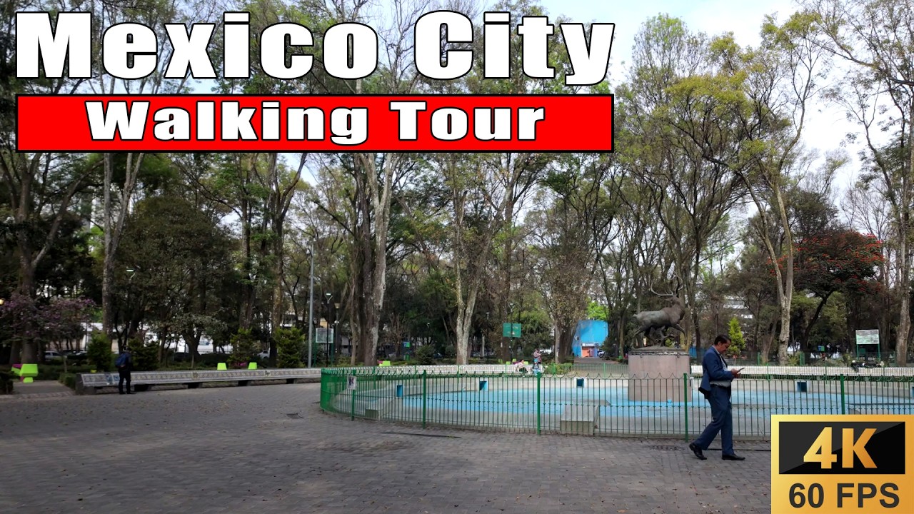 Parque de los Venados CDMX | Gran Espacio Verde de Relajación | Walking Tour 4K 60FPS