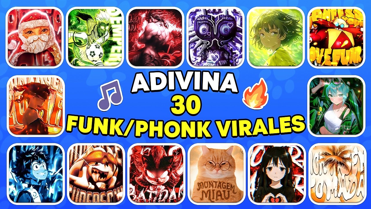 Adivina 30 Canciones Virales de Funk/Phonk🎶🔥 SEMPERO, NO BATIDÃO, PASSO BEM SOLTO, MONTAGEM XONADA..