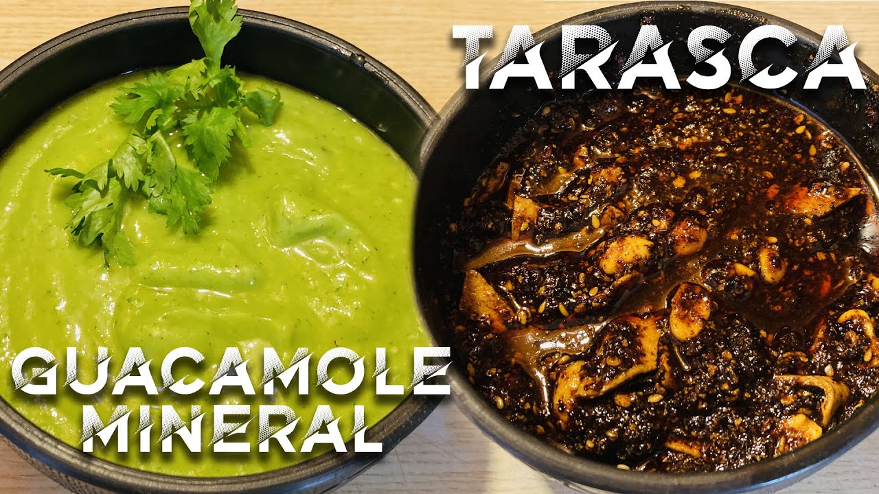 Las MEJORES Salsas para TACOS Mexicanos que probarás, TARASCA y GUACAMOLE Mineral!!