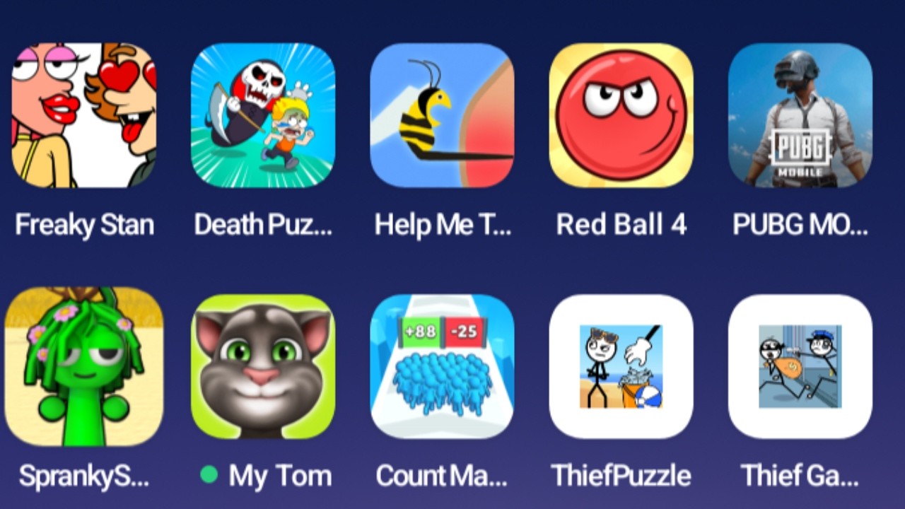 freaky Stan gameplay|mini puzzle game |talking tom blast park gameplay