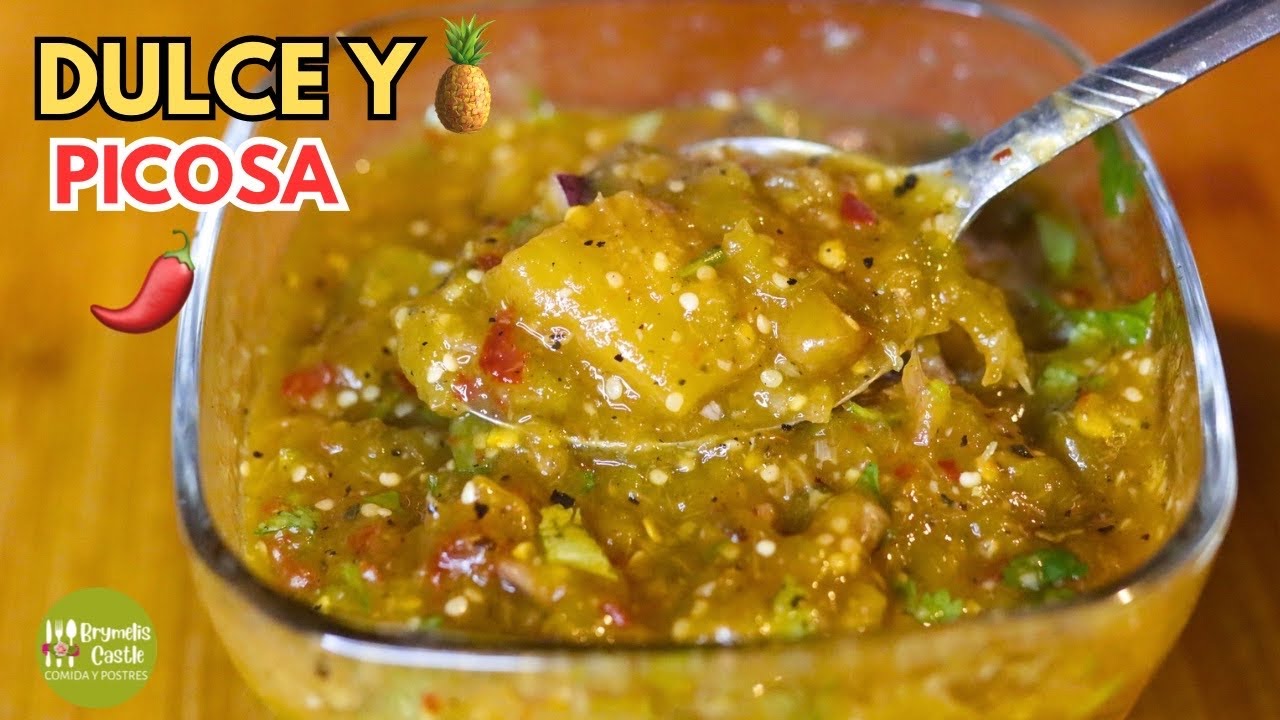Salsa Tatemada con Piña | Dulce y Picosa para Tacos