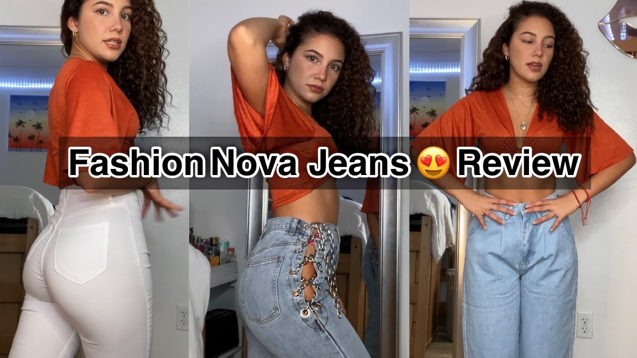TRYING FASHION NOVAS MOST POPULAR JEANS | Solange Diaz