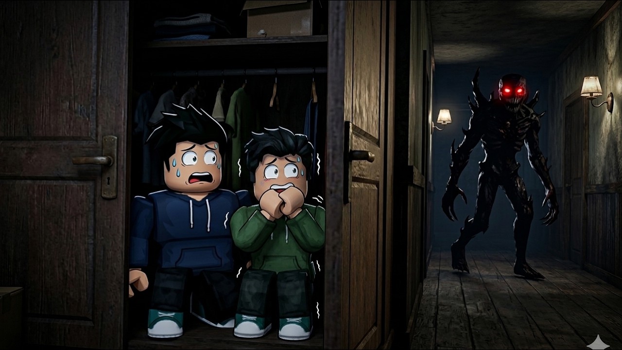 Nos ESCONDEMOS y escapamos de un FANTASMA con el crac | The Curse Parte 2