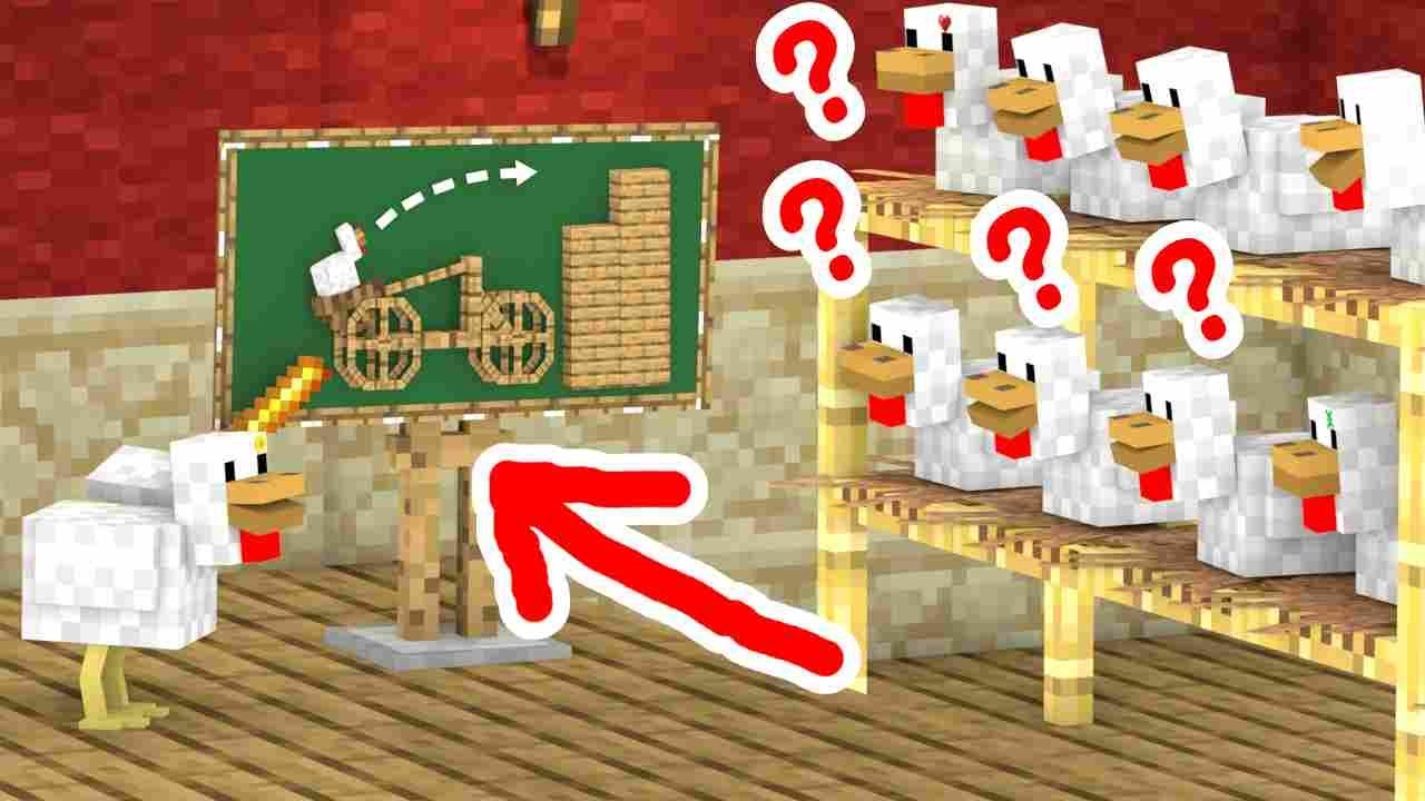 Chicken Escape Movie - Minecraft Animation