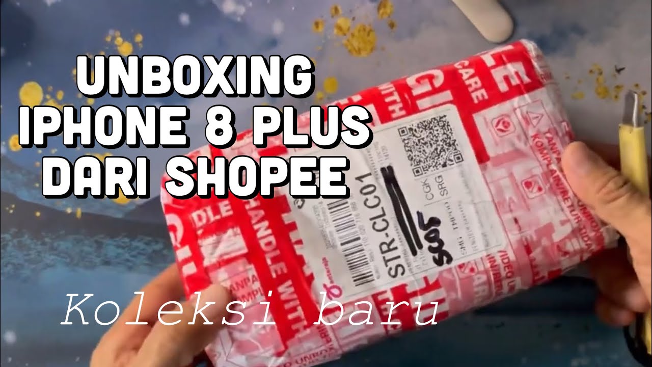 Unboxing iPhone 8 Plus beli di shopee tahun 2025