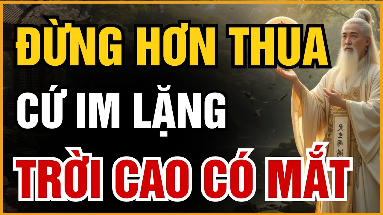 ĐỪNG HƠN THUA – CỨ IM LẶNG, TRỜI CÓ MẮT NGHIỆP CÓ TRẢ | ĐẠO CỔ NHÂN