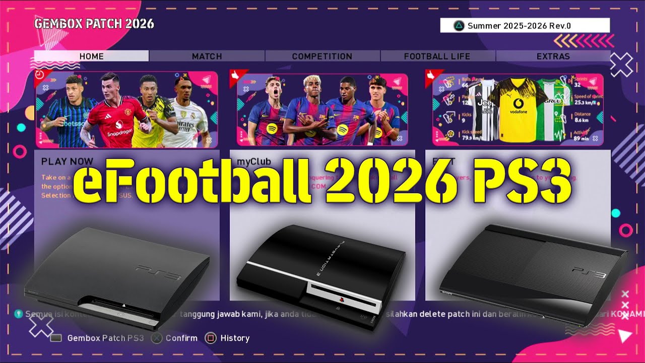 eFootball 2026 PS3 Gembox Patch