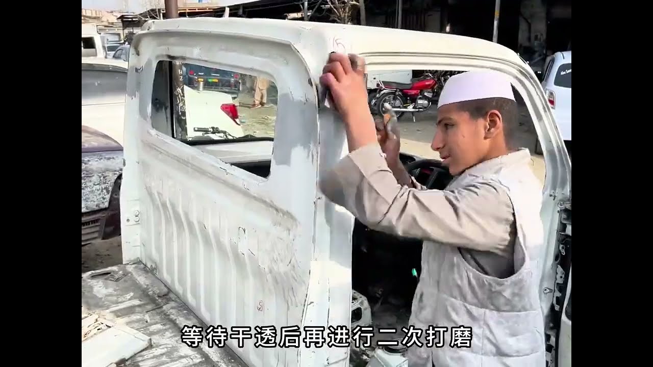 碎成渣的货车，在阿富汗竟能重获新生？#解压 #automobile #科普一下 #diy #熱門 #老车翻新 #修理