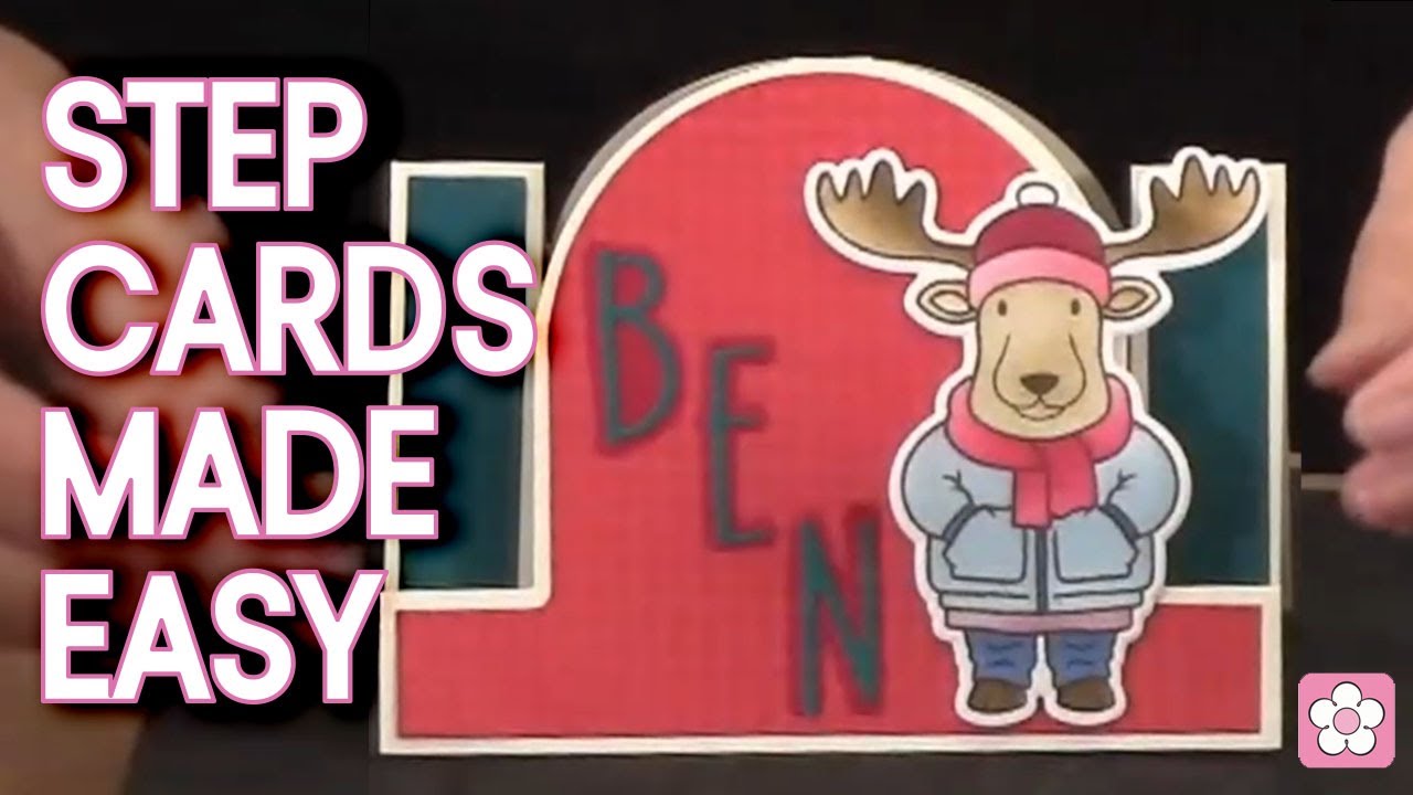 Создайте простую пошаговую открытку с помощью штампов от The Stamps of Life.