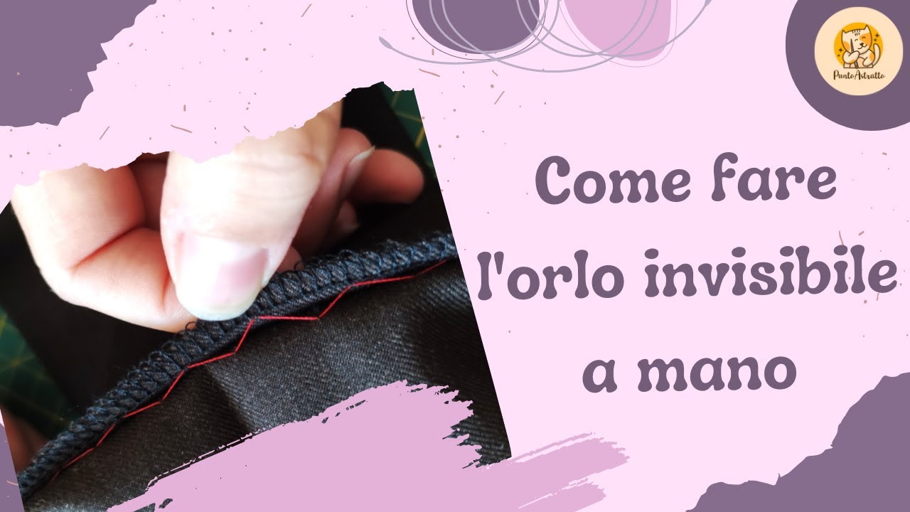 Come fare l'orlo invisibile a mano ai pantaloni classici