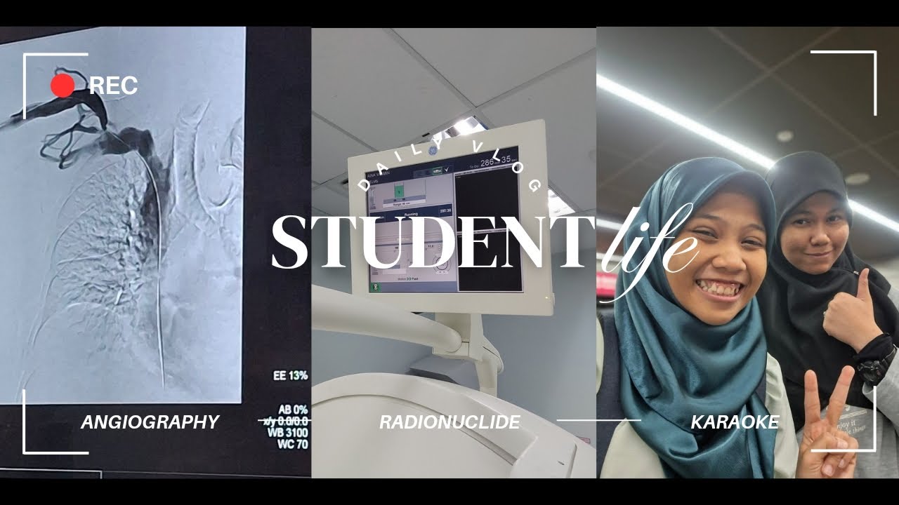Student Vlog #13 :Angiography and Radionuclide Imaging Rotation🩻 Assignment📒 Karaoke🎤 Class📚