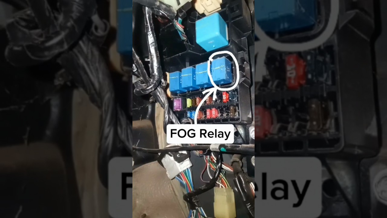 Lokasi Relay Fog Lamp Toyota Avanza 2010 