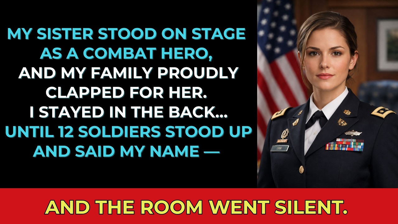 My Sister Claimed My Battlefield Heroism &mdash; 12 Soldiers Stood Up at the Gala