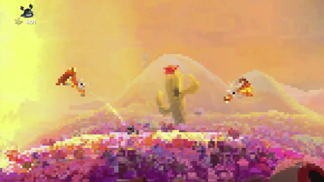 Rayman Legends Walkthrough: Living Dead Party - Mariachi Madness (8-Bit)
