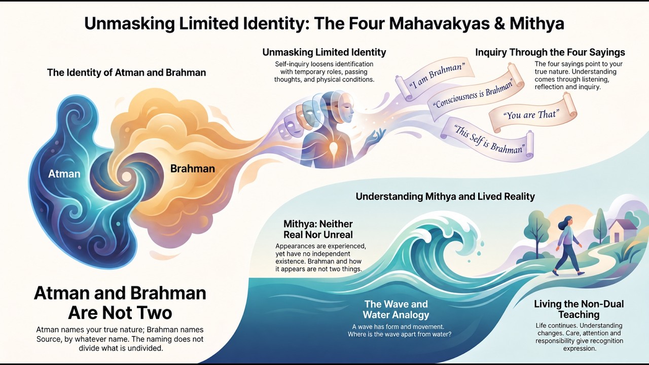 The Four Mahavakyas & Spiritual Awakening: Unmasking True Identity