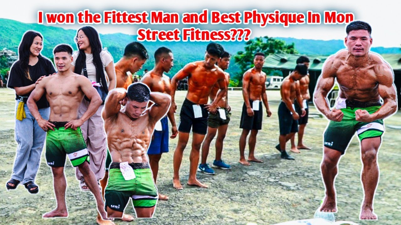 I Won the Fittest Man and Best Physique In Mon street fitness?😱😱