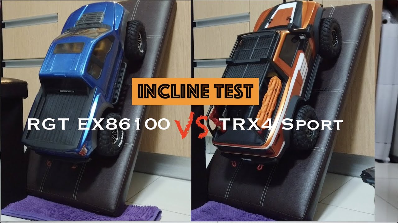 Incline Test: RGT EX86100 VS TRX4 Sport | JuvsTagaban RC