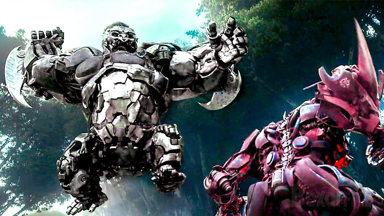 Não se meta com o gorila de metal: a melhor cena de Optimus Primal 🌀 4K